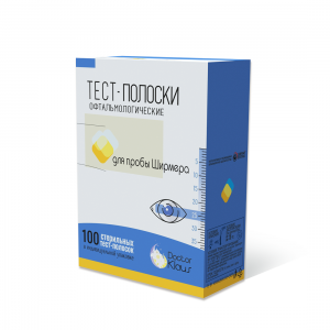 Тест полоски офтальмологические для пробы Ширмера